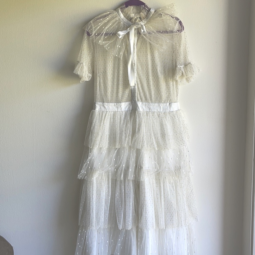 White/Cream Tulle Dress
